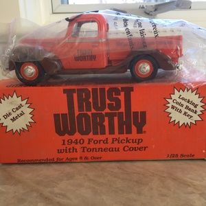 1/25th Scale 1940 Trustworthy Hardware Ford Pickup Limited Edition Die Cast Bank